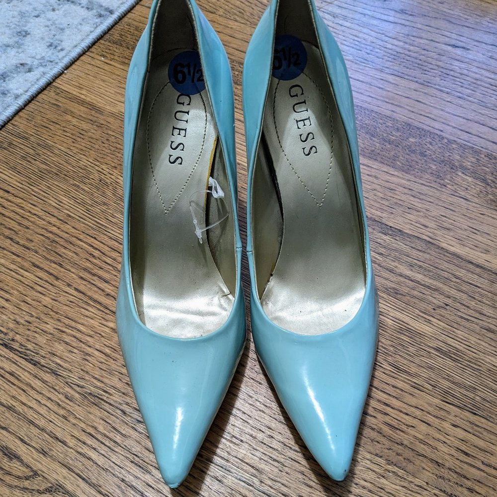 Mint Guess Stilettos